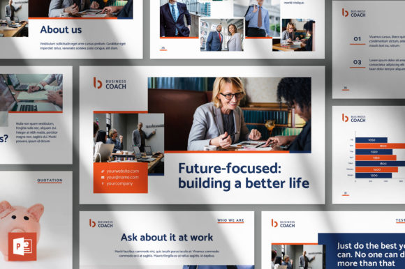 Business Coach PowerPoint Template