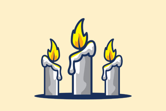 Candle Vector Graphic: A Modern Design Essential for Versatile Creatives