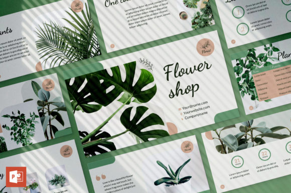 Enhancing Business Presentations with the Flower Shop PowerPoint Template