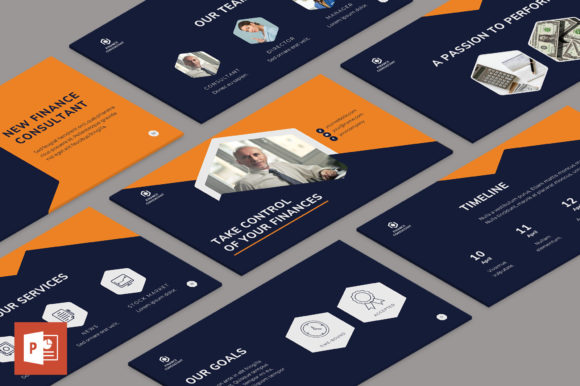 Finance Consultant PowerPoint Template: Streamlining Professional Presentations