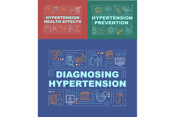 Hypertension Prevention Banners Bundle: Smart Design Choices for Health Communication