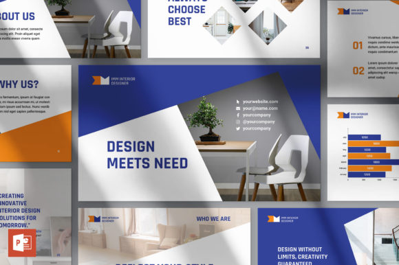 Interior Design PowerPoint Template: Strategic Tool for Business Presentations