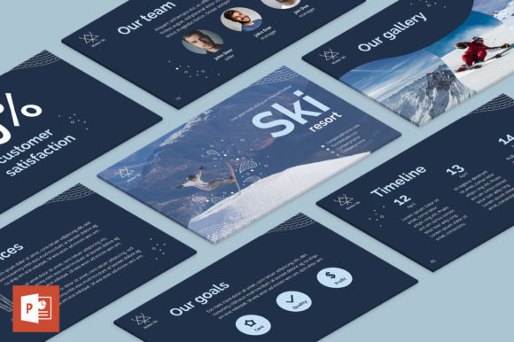 Ski Resort PowerPoint Template: A Practical Tool for Business Presentations