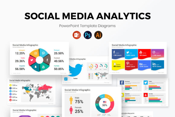 Social Media PowerPoint Template: Visualize Data with Ease