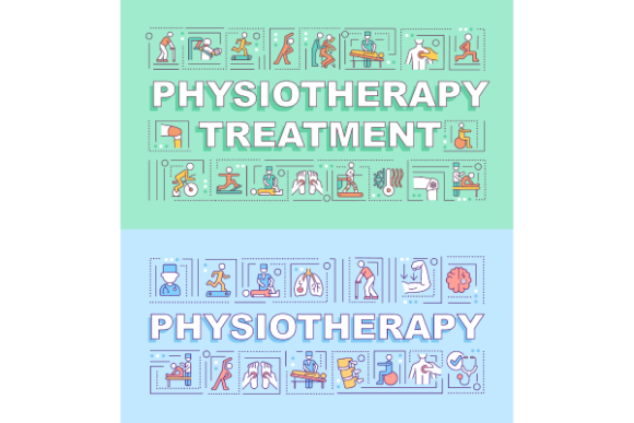Strategic Value of the Physiotherapy Word Banners Bundle for Health Communication