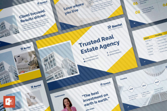 Streamline Your Business Presentations with the Apartment Rental PowerPoint Template