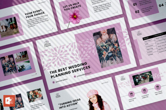 Wedding Planner PowerPoint Template: A Smart Tool Done Right